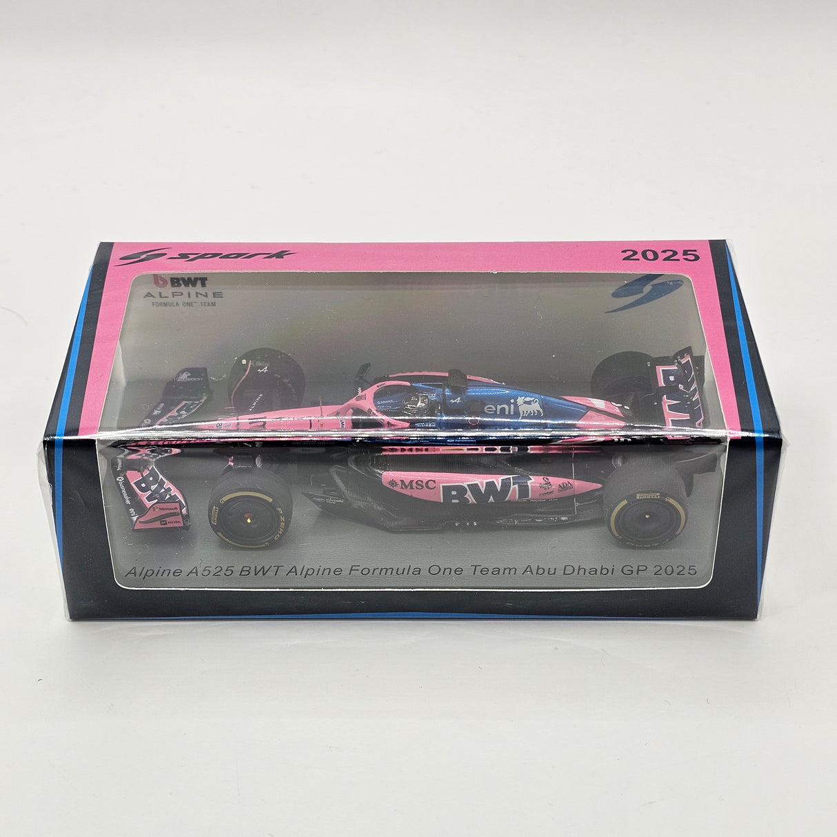 Spark Alpine A525 #10 BWT Alpine Pierre Gasly Abu Dhabi GP 2025 1/43 Scale S9682