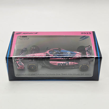Spark Alpine A525 #10 BWT Alpine Pierre Gasly Abu Dhabi GP 2025 1/43 Scale S9682