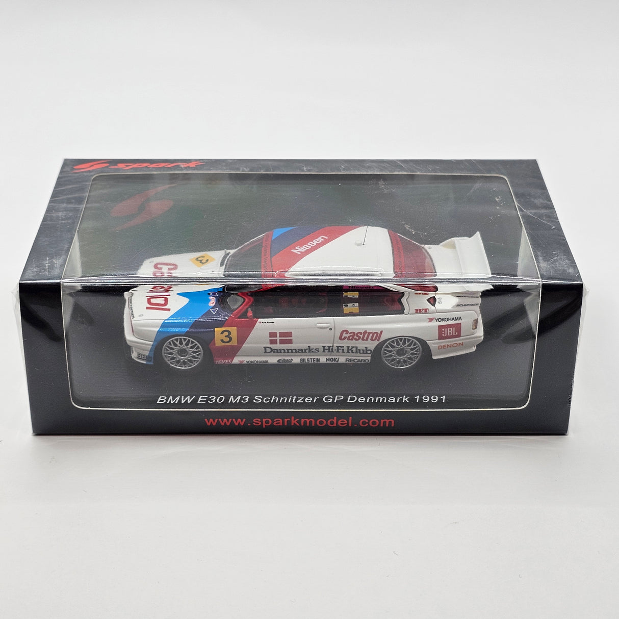 Spark BMW M3 E30 #3 Schnitzer Motorsport DTM GP Denmark 1991 1/43 Scale S2821