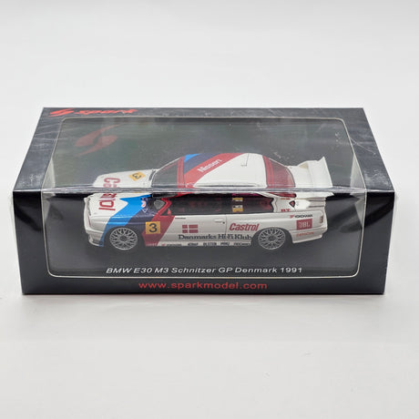 Spark BMW M3 E30 #3 Schnitzer Motorsport DTM GP Denmark 1991 1/43 Scale S2821