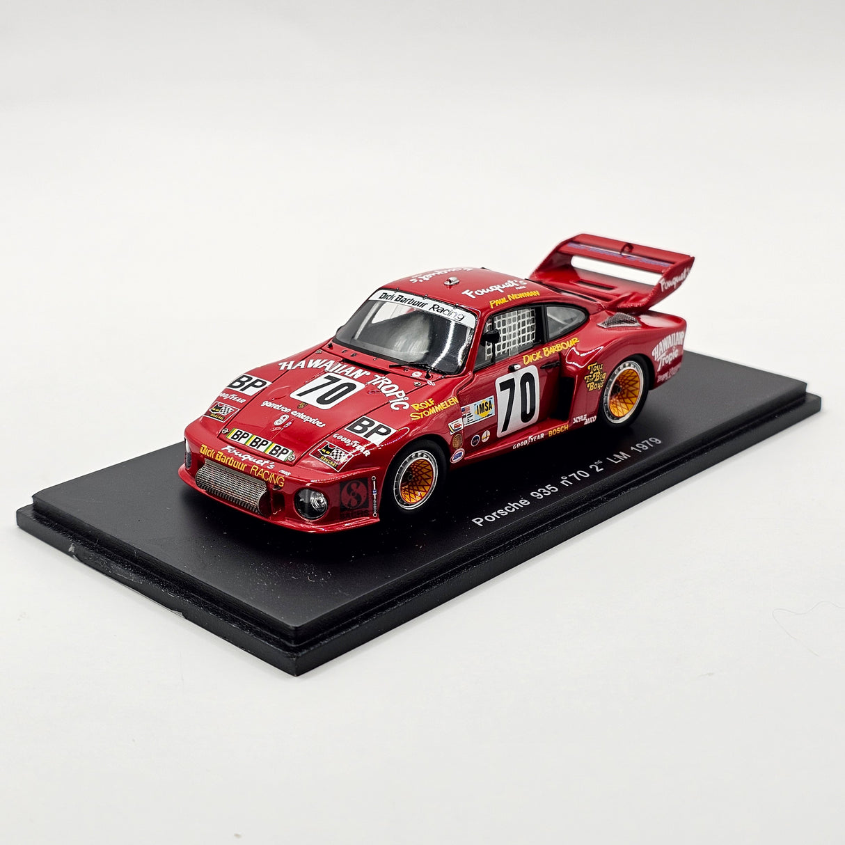 Spark Porsche 935 #70 Dick Barbour Racing IMSA GTX Winner 24Hrs Le Mans 1979 1/43 Scale