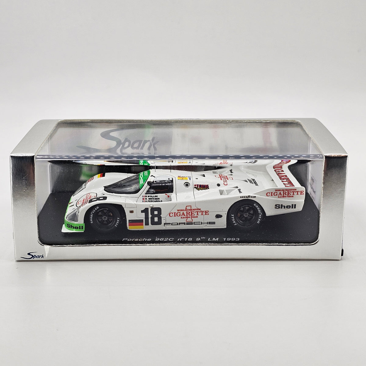Spark Porsche 962C #18 Joest Porsche Racing 24Hrs Le Mans 1993 1/43 Scale