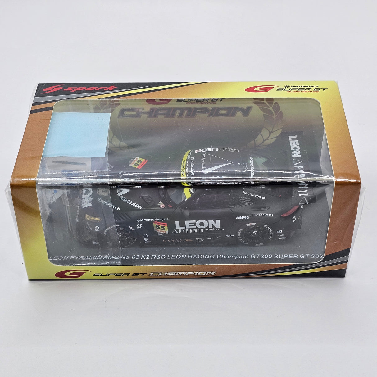 Spark Mercedes-AMG GT3 Evo #65 K2 R&D LEON GT300 Winner Super GT 2025 1/43 Scale