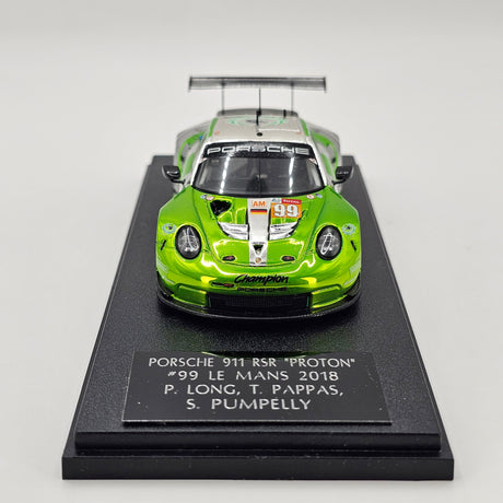 Spark Porsche 911 RSR #99 Proton Competition 24Hrs Le Mans 2018 1/43 Scale