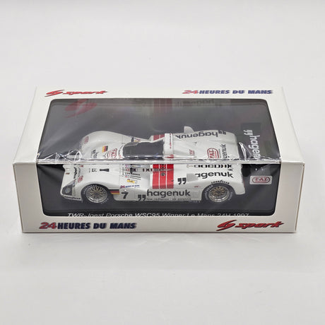 Spark TWR Porsche WSC-95 #7 Joest Racing 24Hrs Le Mans 1997 Winner 1/43 Scale