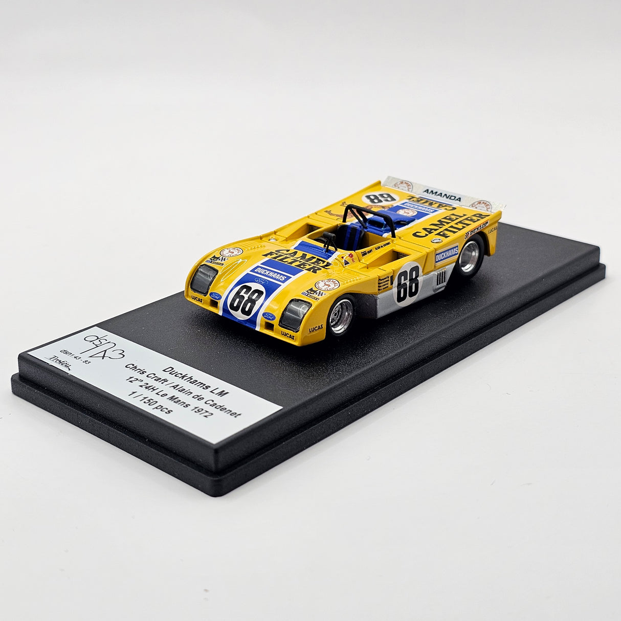 Trofeu DSN Duckhams LM72 #68 Duckham's Oil 24Hrs Le Mans 1972 1/43 Scale