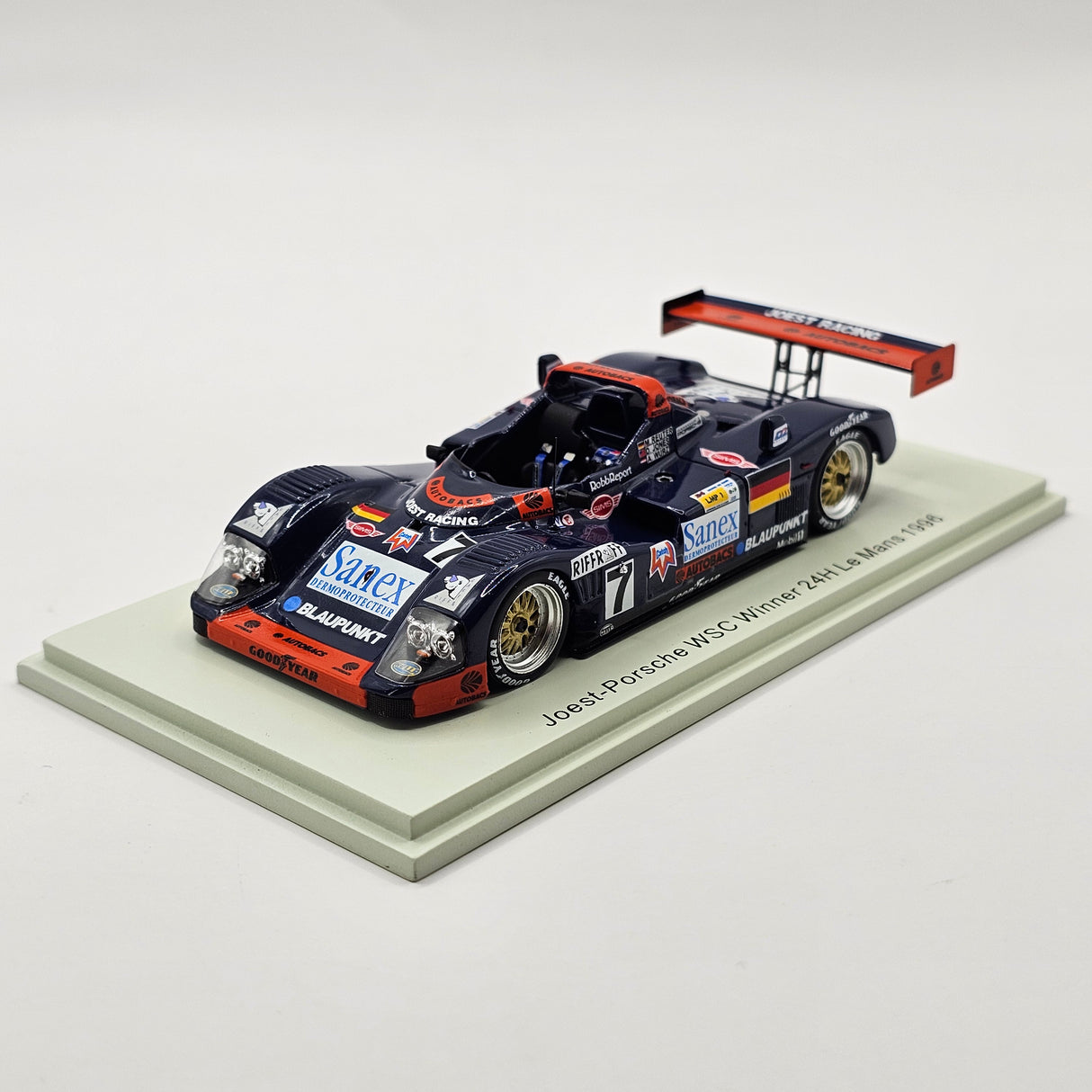 Spark TWR-Porsche WSC95 #7 Joest Racing Winner 24Hrs Le Mans 1996 1/43 Scale