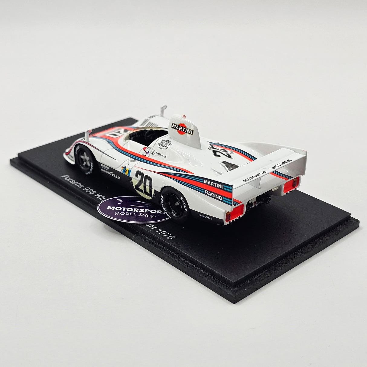Spark Porsche 936 #20 Martini Racing Porsche System 24Hrs Le Mans Winner 1976 1/43 Scale