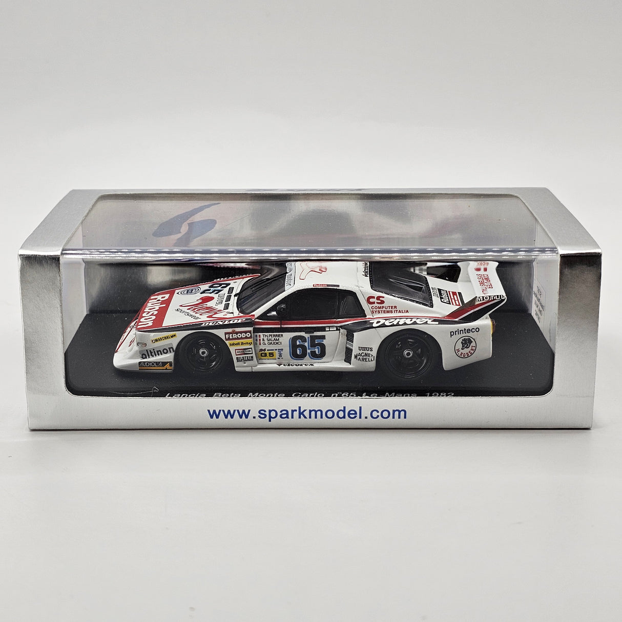 Spark Lancia Montecarlo Turbo #65 T. Perrier 24Hrs Le Mans 1982 1/43 Scale S1387