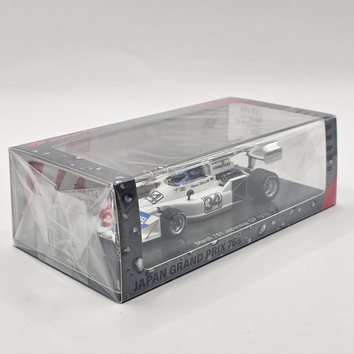 Spark March 961 #34 Hans Stuck 1976 Japanese F1 Grand Prix 1/43 Scale
