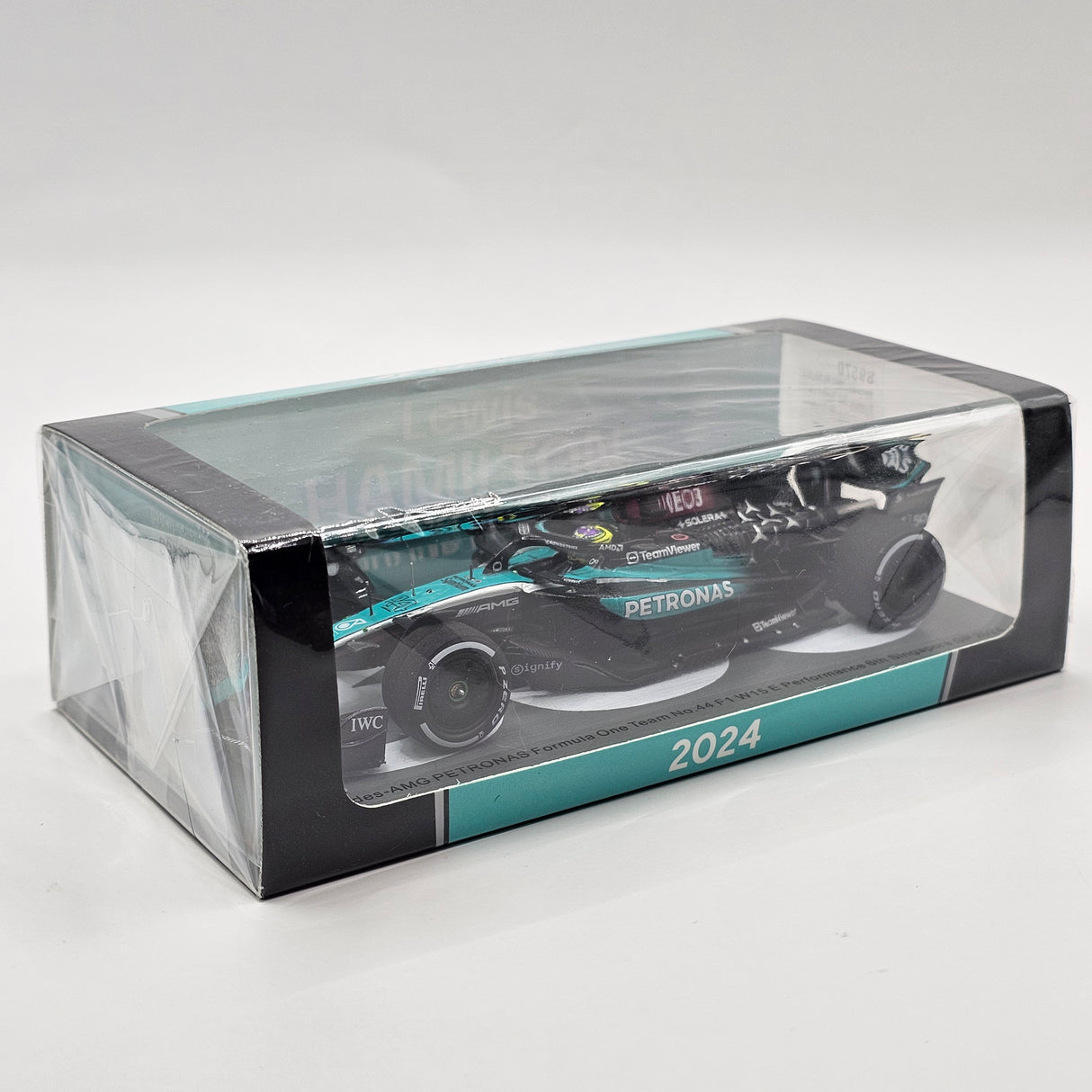 Spark Mercedes-AMG F1 W15 #44 Hamilton Singapore GP 2024 1/43 Scale