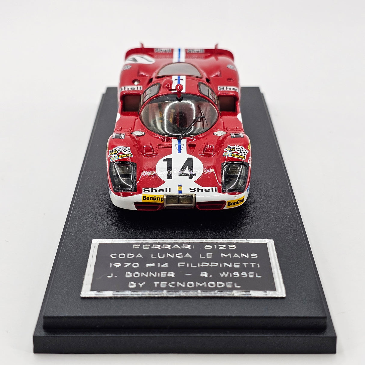 Tecnomodel Ferrari 512S #14 Scuderia Filipinetti 24Hrs Le Mans 1970 1/43 Scale