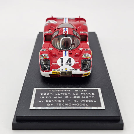 Tecnomodel Ferrari 512S #14 Scuderia Filipinetti 24Hrs Le Mans 1970 1/43 Scale