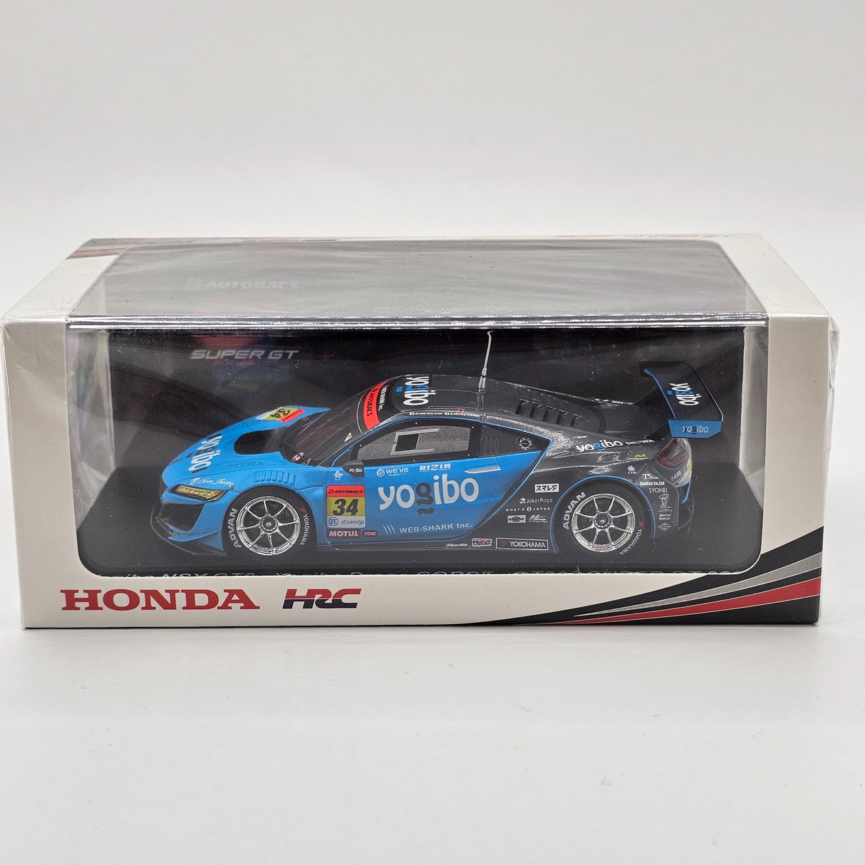 Spark Honda NSX GT3 Evo #34 Yogibo Drago Corse Super GT GT300 2021 1/43 Scale