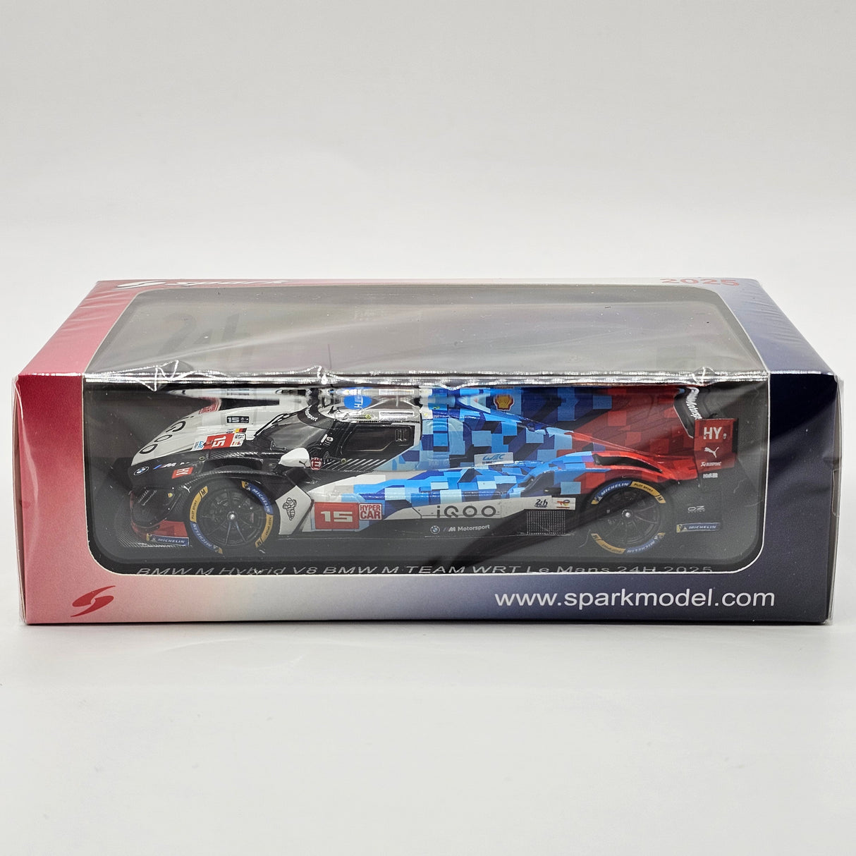 Spark BMW M Hybrid V8 #15 BMW M Team WRT 24Hrs Le Mans 2025 1/43 Scale