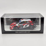 Spark Toyota GR Yaris Rally1 #18 Toyota Gazoo Racing WRT Monte Carlo Rally 2026 1/43 Scale