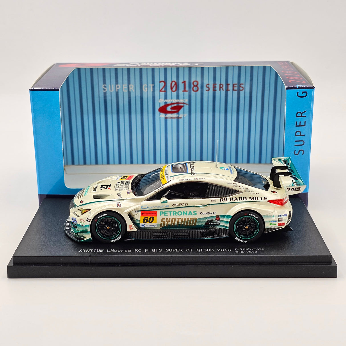 EBBRO Lexus RC F GT3 GT300 #60 LM Corsa Super GT 2018 1/43 Scale