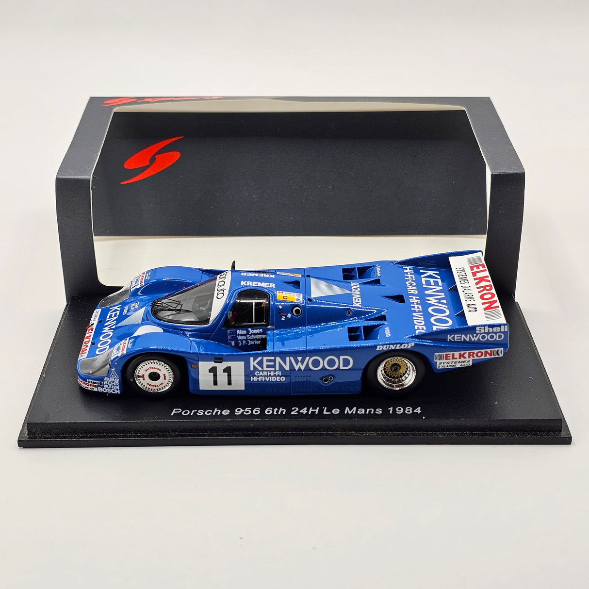 Spark Porsche 956B #11 Porsche Kremer Racing 24Hrs Le Mans 1984 1/43 Scale S9858