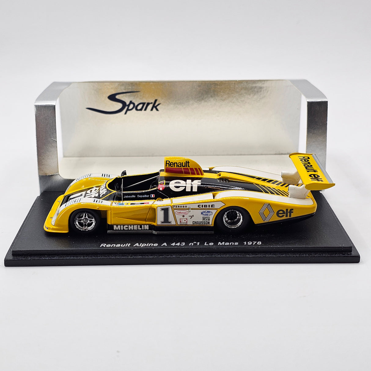 Spark Renault Alpine A443 #1 Renault Sport 24Hrs Le Mans 1978 1/43 Scale S1552