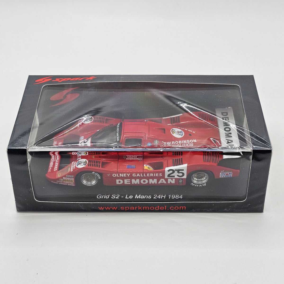 Spark Grid S2 #25 Charles Ivey Racing 24Hrs Le Mans 1984 1/43 Scale S9425