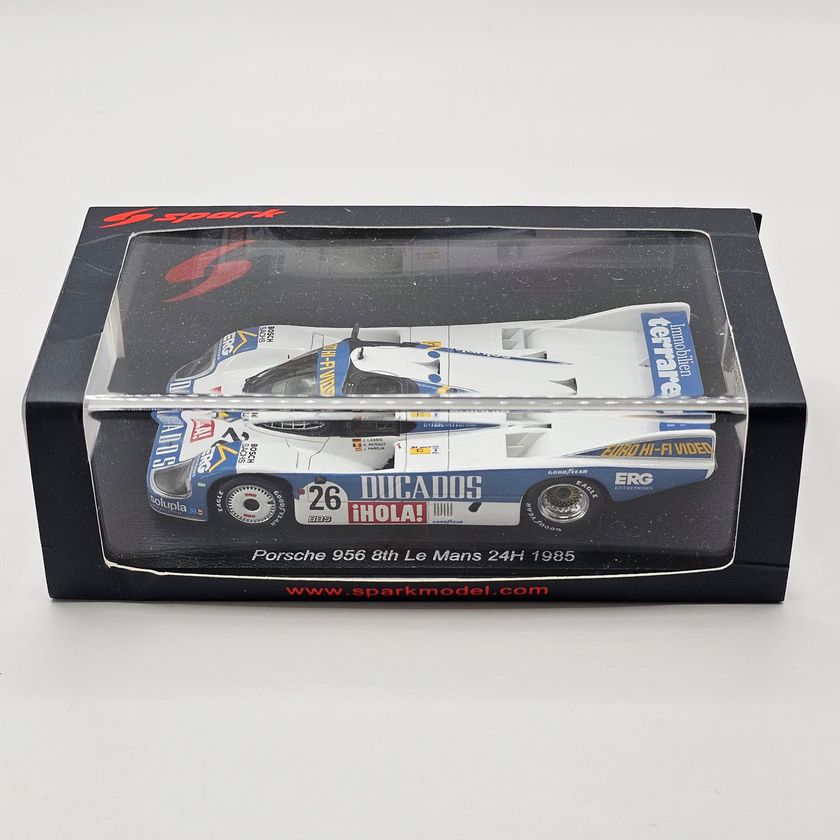 Spark Porsche 956 #26 Ducados Obermaier Racing 24Hrs Le Mans 1985 1/43 Scale S9865