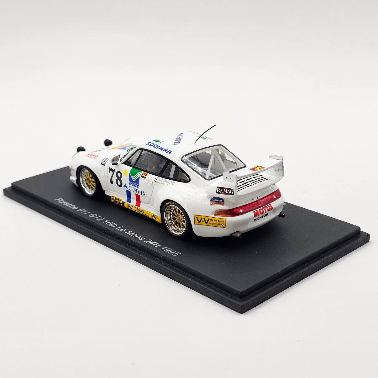 Spark Porsche 911 GT2 #78 Jean-François Veroux Le Mans 24H 1995 1/43 Scale S9898