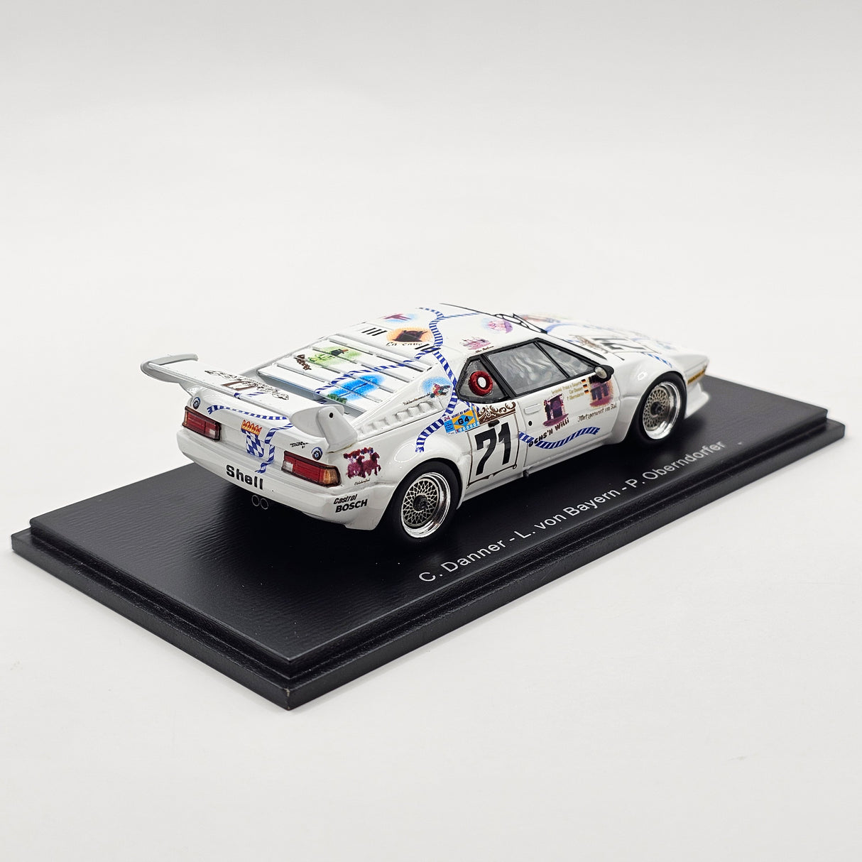 Spark BMW M1 #71 Marko RSM 24Hrs Le Mans 1981 1/43 Scale S6404