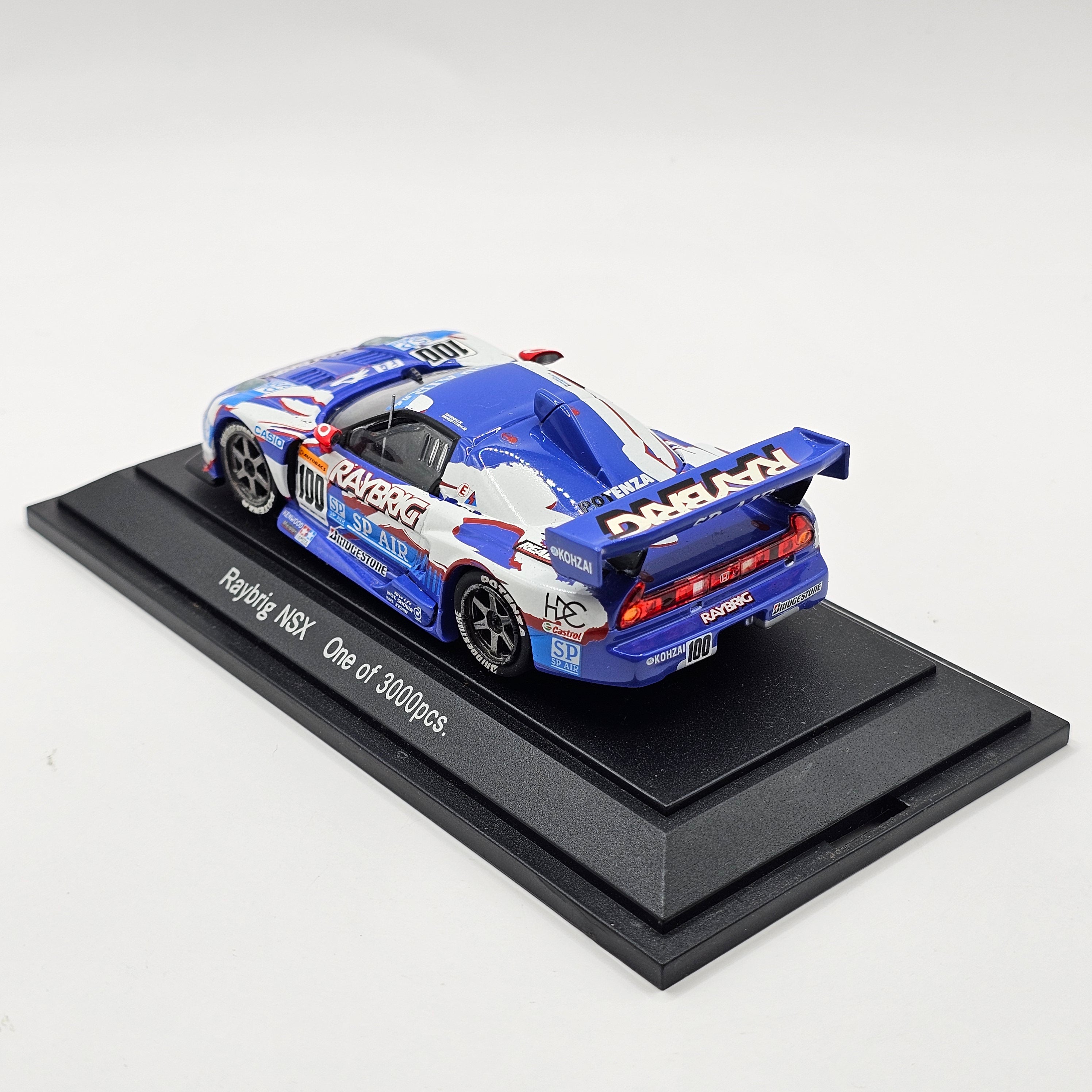 EBBRO Honda NSX #100 Raybrig Team Kunimitsu JGTC GT500 2002