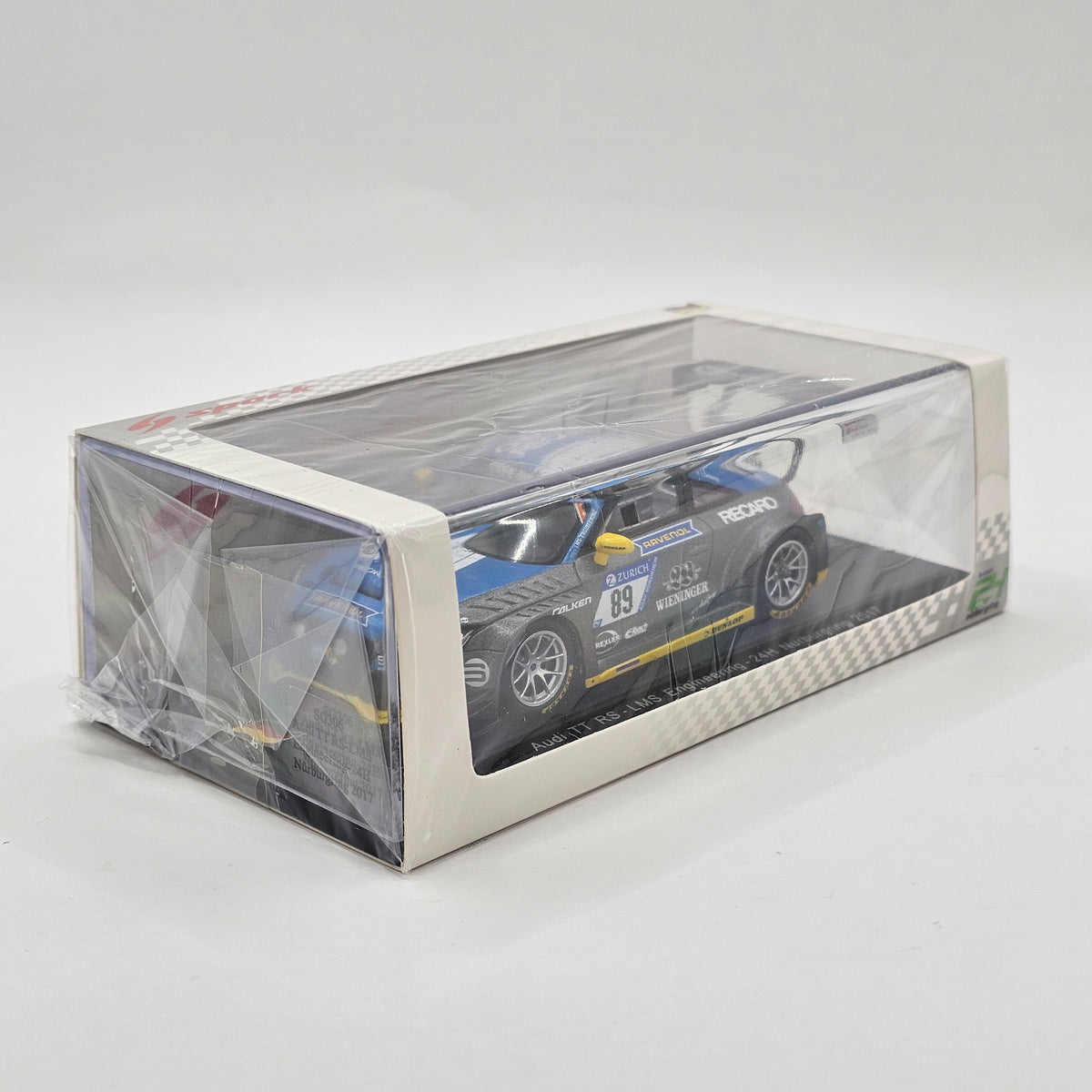 Spark Audi TT RS2 #89 LMS Engineering 24Hrs Nurburgring 2017 1/43 Scale