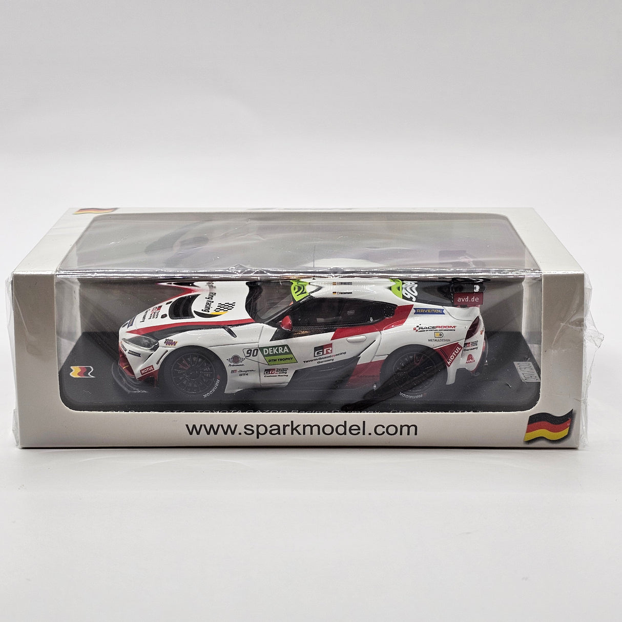 Spark Toyota GR Supra GT4 #90 Gazoo Racing Winner DTM Trophy 2022 1/43 Scale