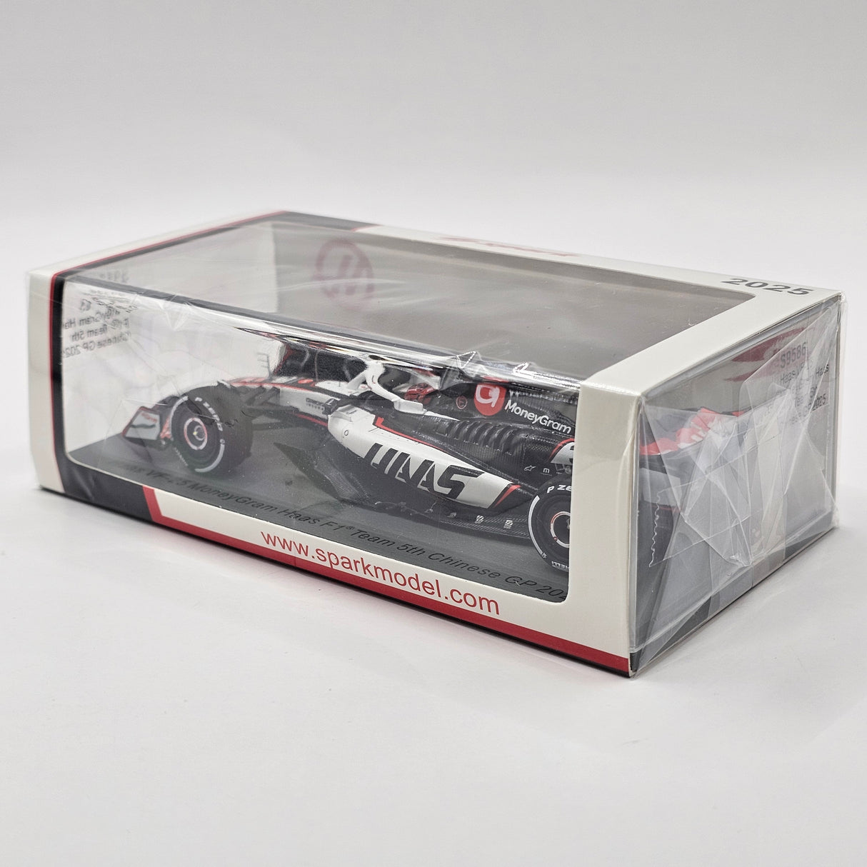 Spark Haas VF-25 #31 Esteban Ocon 5th Chinese GP 2025 1/43 Scale