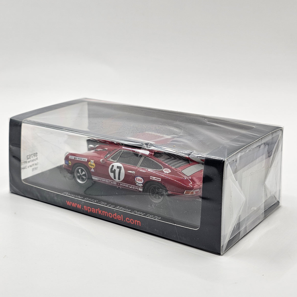 Spark Porsche 911S #47 Kremer Écurie Luxembourg 7th Le Mans 24H 1970 1/43 Scale