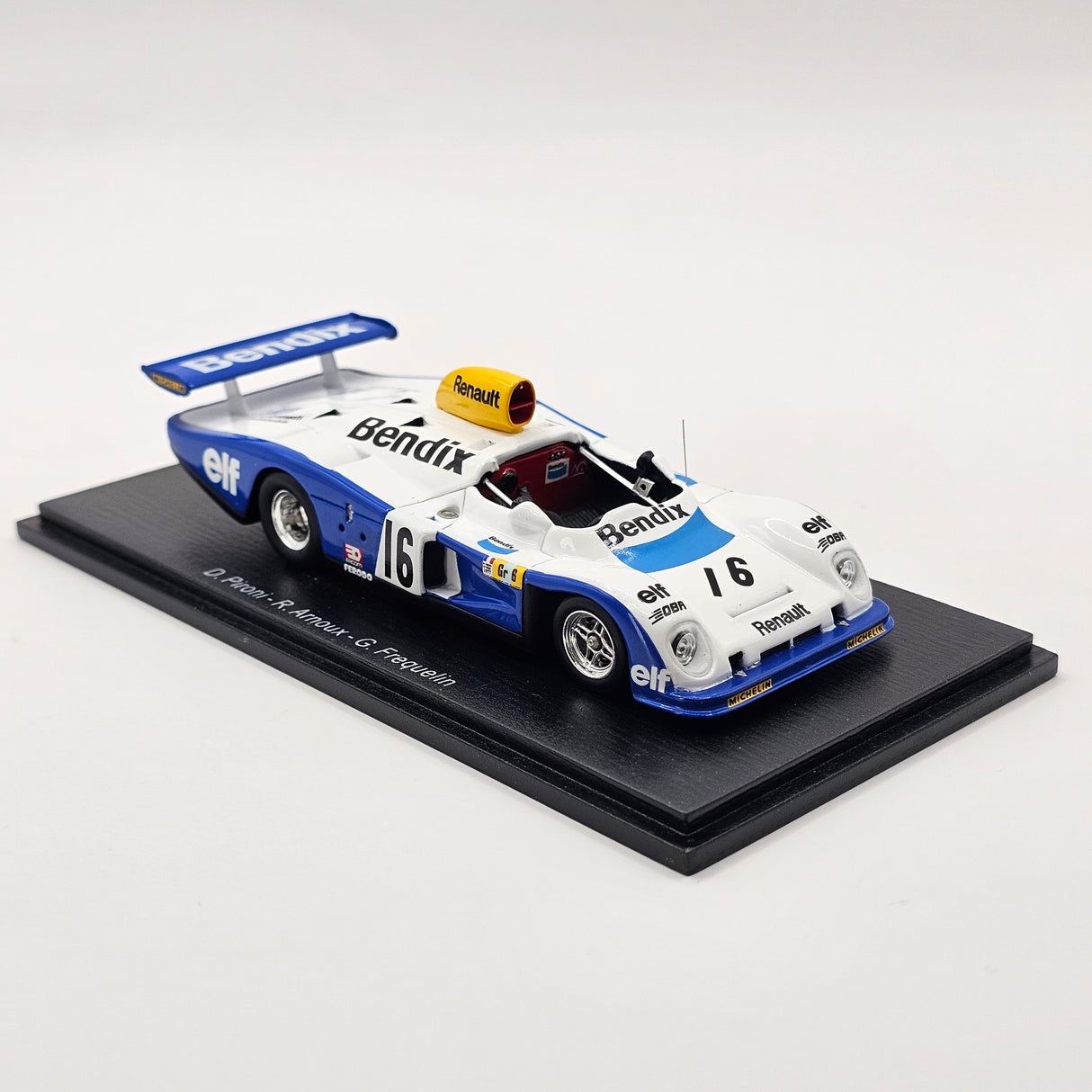 Spark Renault Alpine A442 #16 H. de Chaunac 24Hrs Le Mans 1977 1/43 Scale S1556