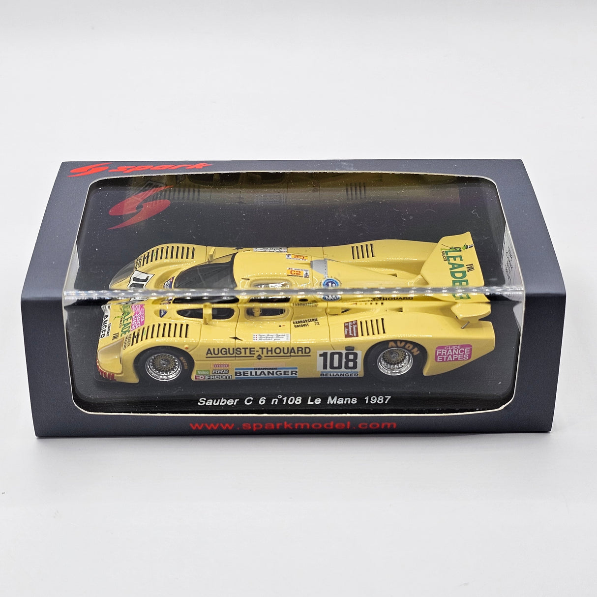 Spark Sauber SHS C6 #108 R. Bassaler 24Hrs Le Mans 1987 1/43 Scale S4082