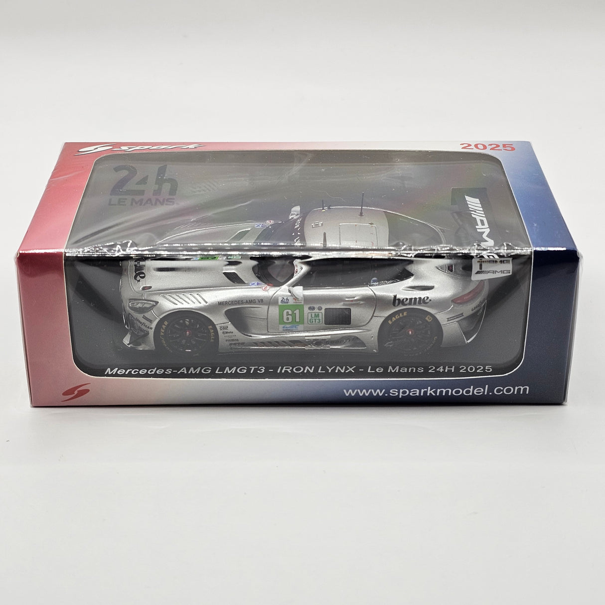 Spark Mercedes-AMG LMGT3 #61 Iron Lynx 24 Hours of Le Mans 2025 1/43 Scale S9297