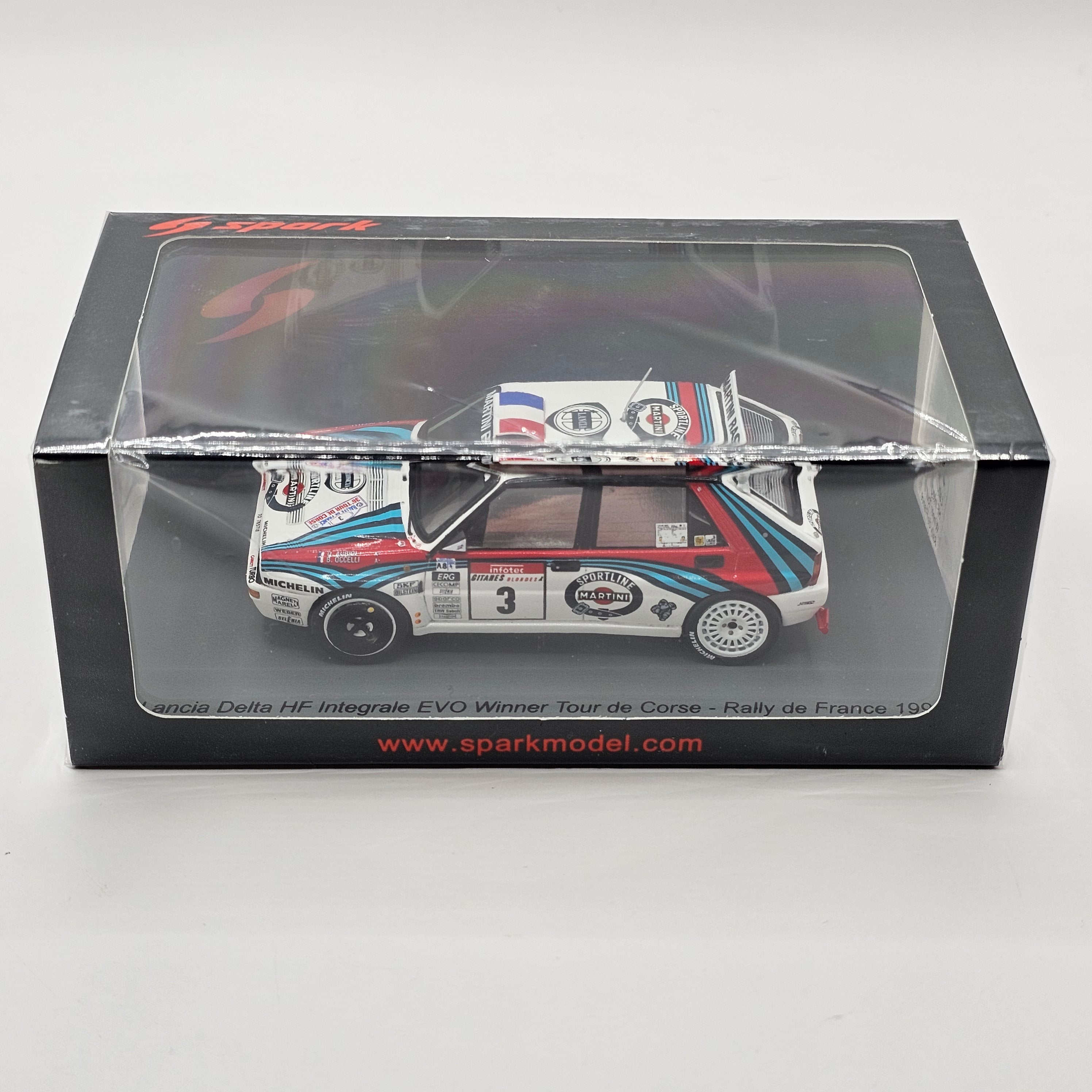 Spark Lancia Delta HF Integrale EVO #3 Auriol / Occelli Winner Tour de