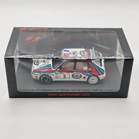 Spark Lancia Delta HF Integrale EVO #3 Auriol / Occelli Winner Tour de Corse 1992 1/43 Scale