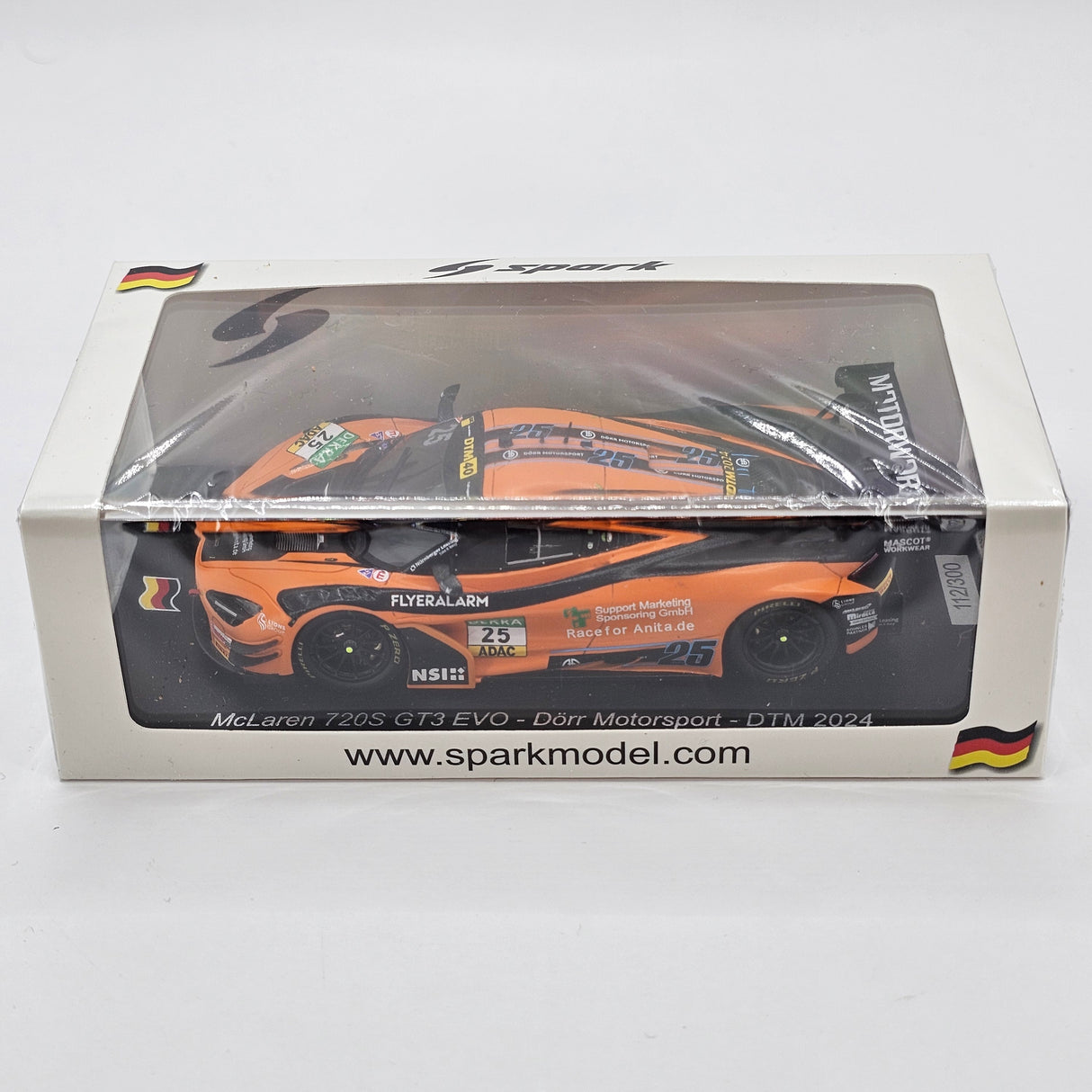Spark McLaren 720S GT3 Evo #25 Dörr Motorsport DTM 2024 1/43 Scale SG971