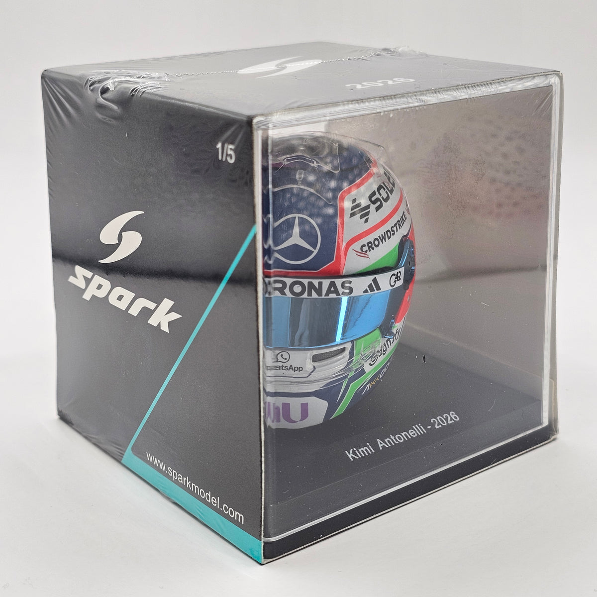 Spark Kimi Antonelli Mercedes-AMG PETRONAS F1 Team 2026 Season Helmet 1/5 Scale 5HF242