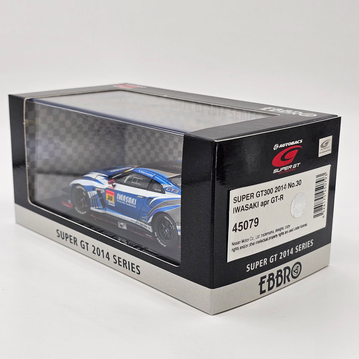EBBRO Nissan GT-R GT3 GT300 #30 Team apr Super GT 2014 1/43 Scale