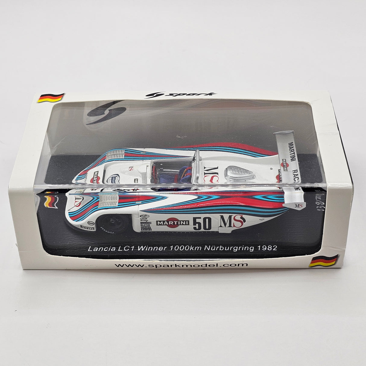 Spark Lancia LC1 #50 Martini Racing Winner 1000KM Nurburgring 1982 1/43 Scale SG516