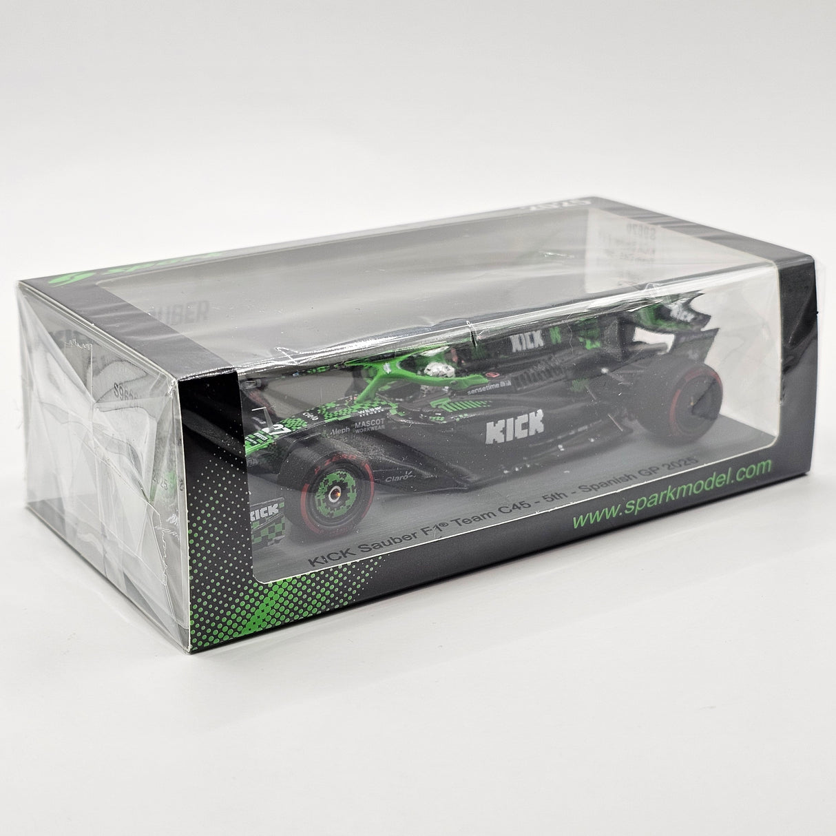 Spark Kick Sauber C45 #27 Nico Hulkenberg Spanish F1 GP 2025 5th 1/43 Scale S9620