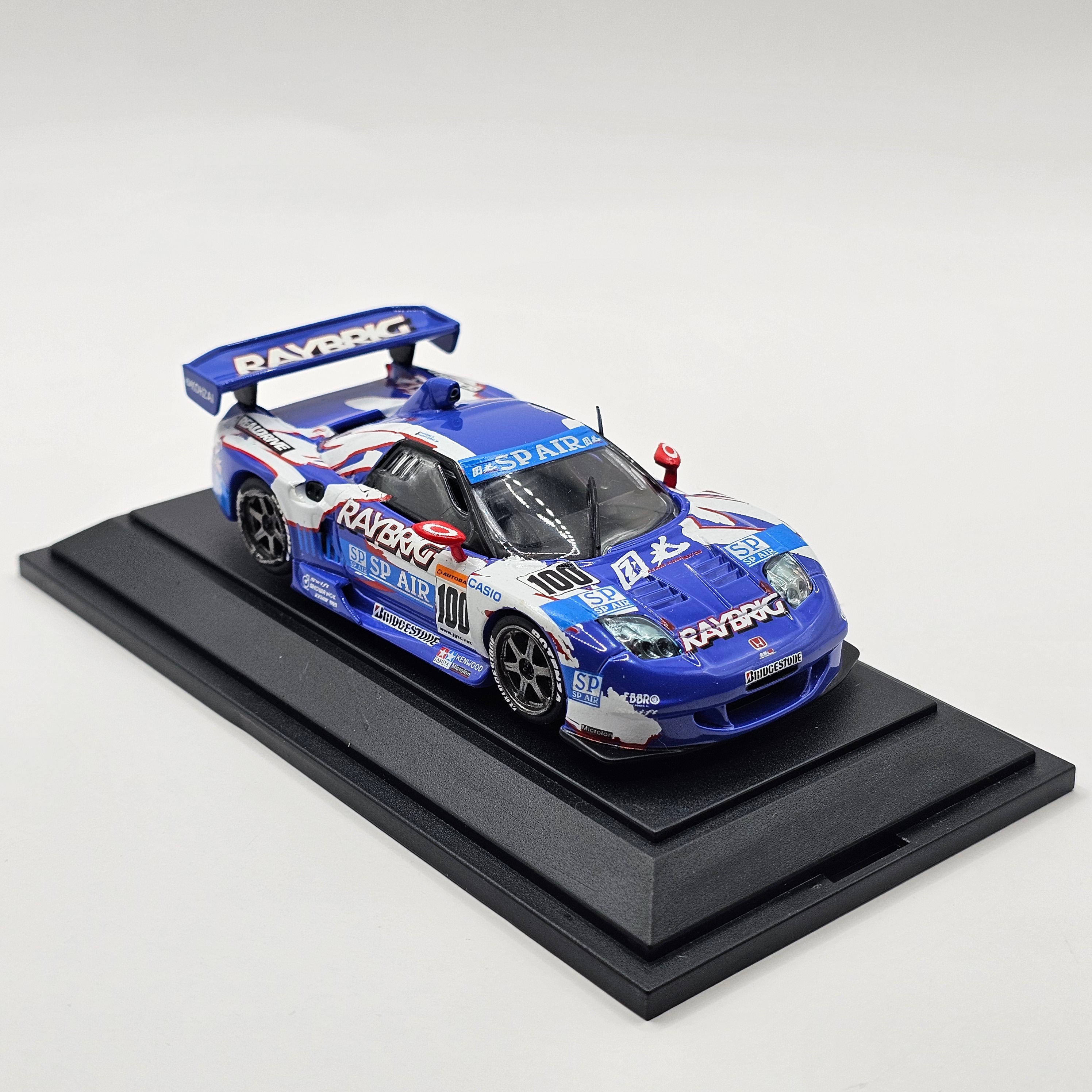 EBBRO Honda NSX #100 Raybrig Team Kunimitsu JGTC GT500 2002 1/43 Scale