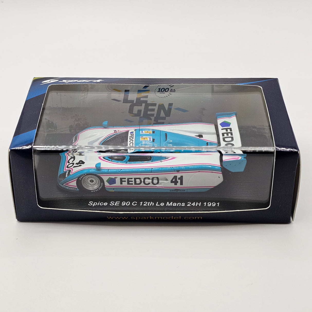 Spark Spice SE90C #41 Euro Racing/Team Fedco 24Hrs Le Mans 1991 1/43 Scale S6817
