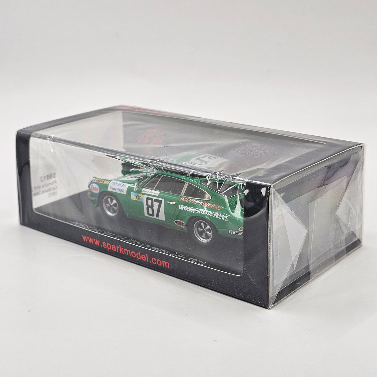 Spark Porsche Carrera 2.8 RSR #87 X Racing 24Hrs Le Mans 1975 1/43 Scale S9812