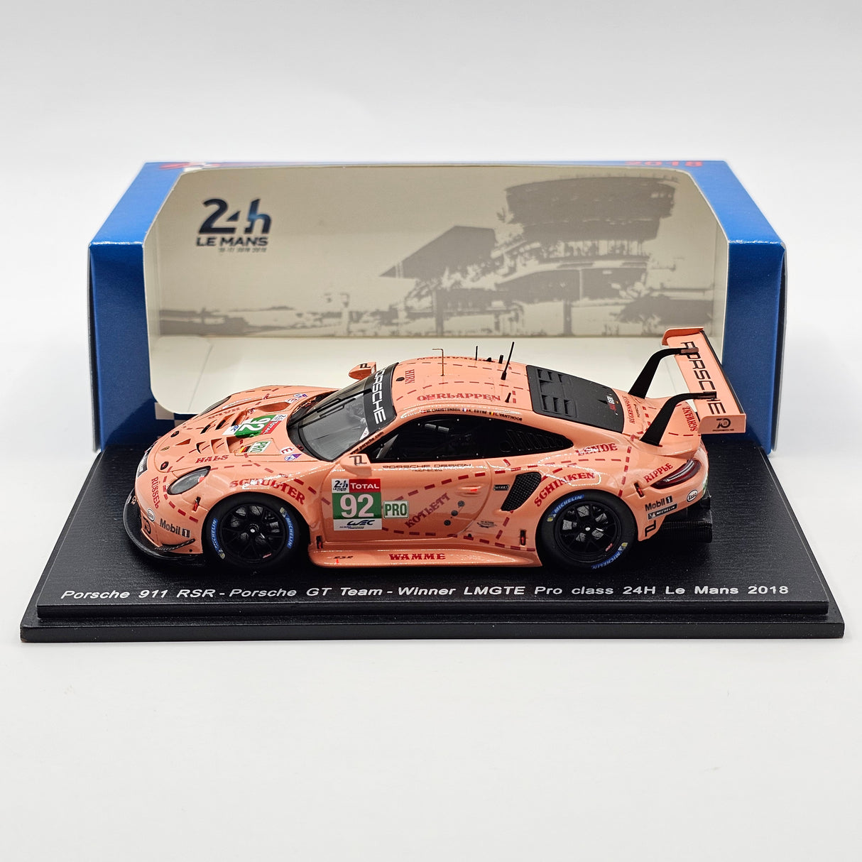 Spark Porsche 911 RSR #92 Porsche GT Team 24Hrs Le Mans 2018 1/43 Scale S7033