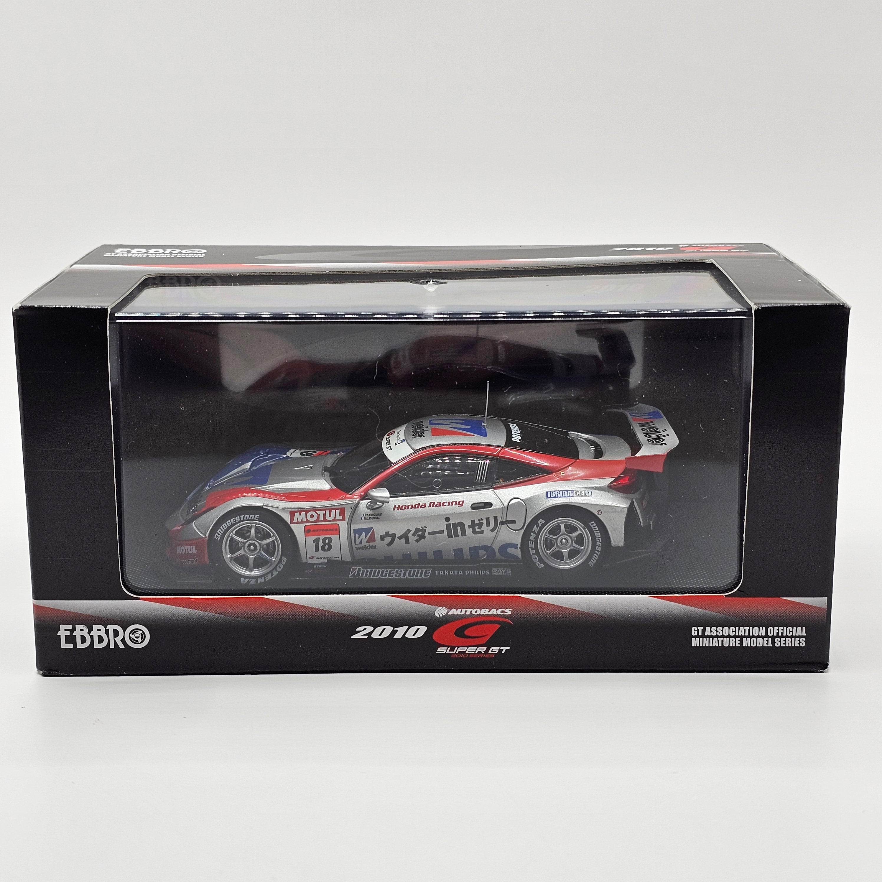 EBBRO Honda HSV-010 #18 Weider Honda Racing Super GT 2010 Champions 1/
