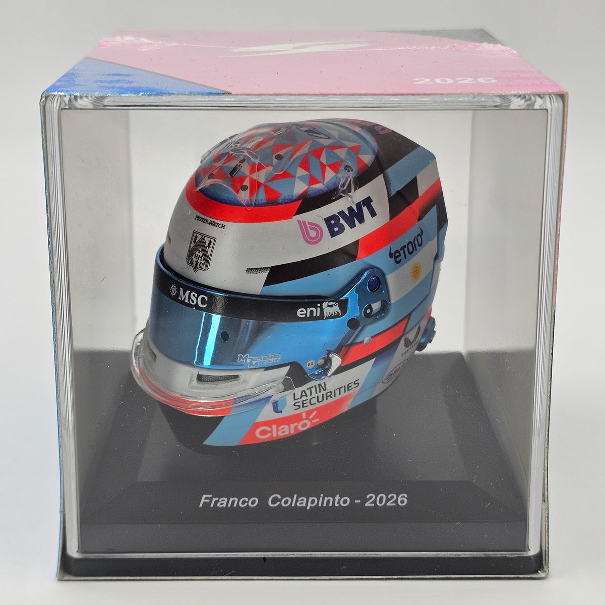 Spark Franco Colapinto BWT Alpine Formula One Team 2026 Season Helmet 1/5 Scale 5HF249