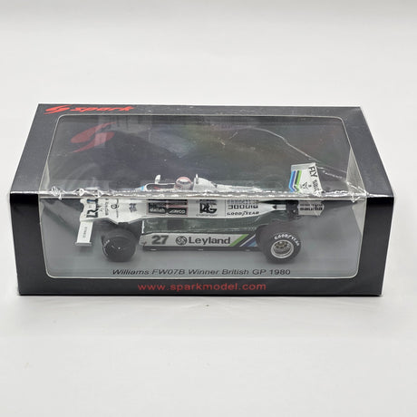 Spark Williams FW07B #27 Alan Jones British Formula 1 GP Winner 1980 1/43 Scale