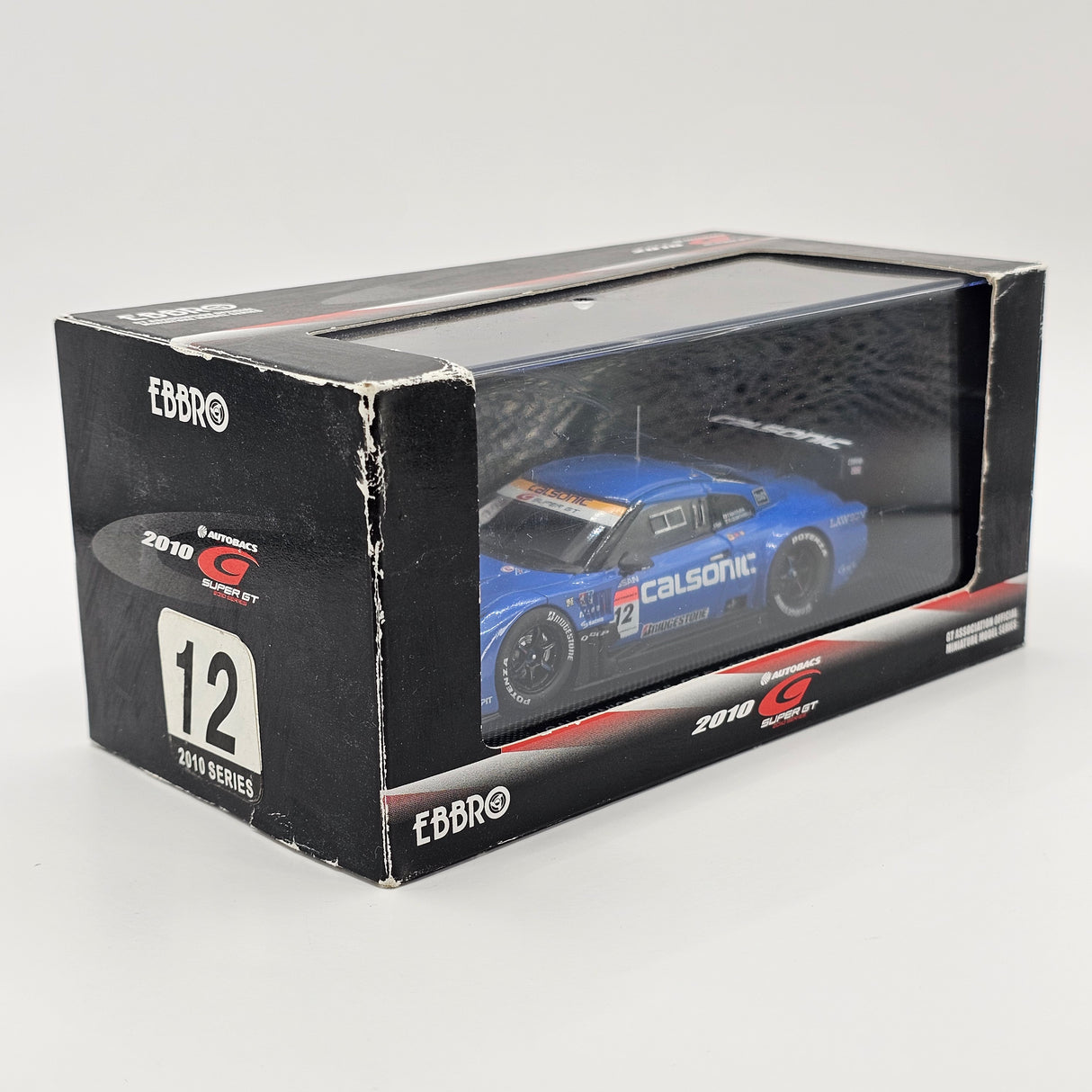EBBRO Nissan GT-R #12 Calsonic Impul Super GT GT500 Rd.3 Fuji 2010 1/43 Scale